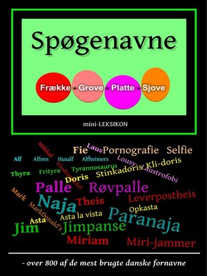 cover image of Spøgenavne